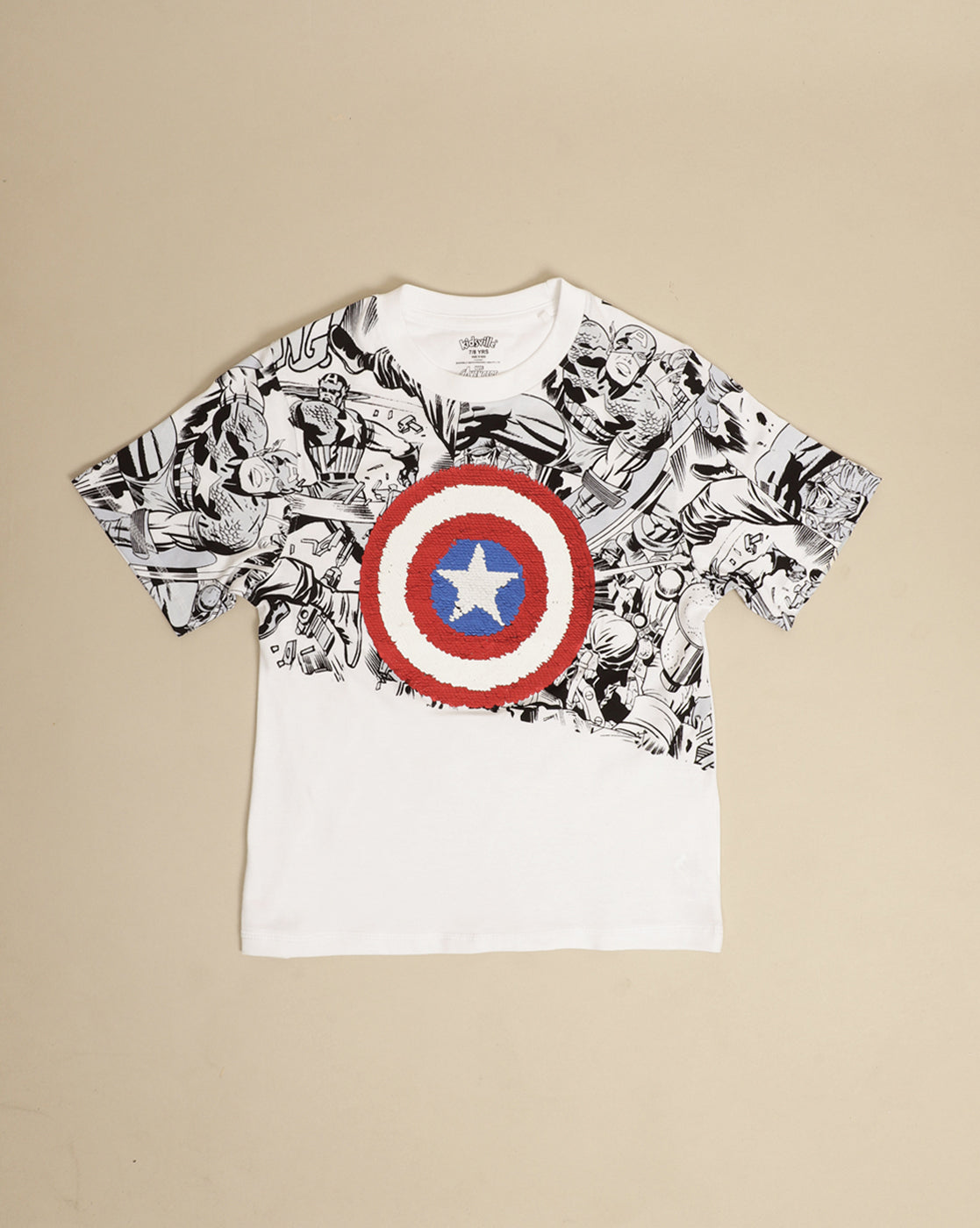 Avengers Printed Regular Fit Tshirt For Boys