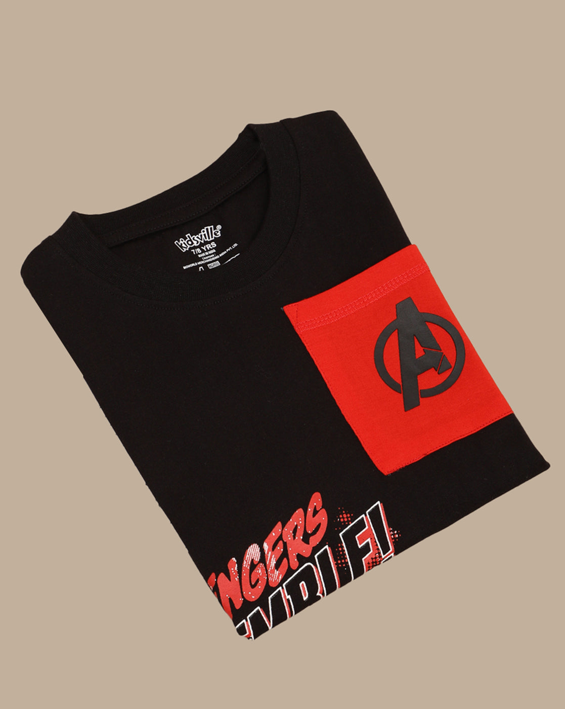 Avengers Printed Regular Fit Tshirt For Boys