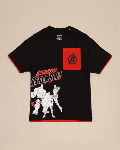 Avengers Printed Regular Fit Tshirt For Boys