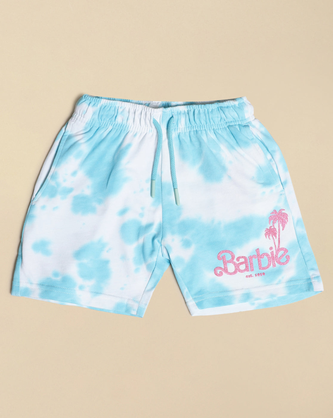 Barbie Printed Regular Fit Shorts For Girls