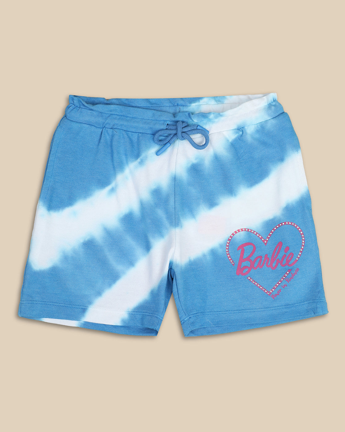 Barbie Printed Regular Fit Shorts For Girls