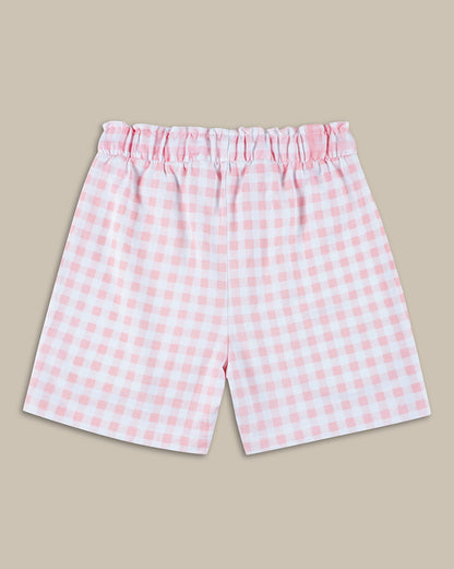 Barbie Printed Mid-Rise Shorts For Girls