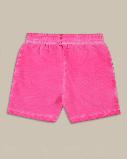 Barbie Printed Mid-Rise Shorts For Girls