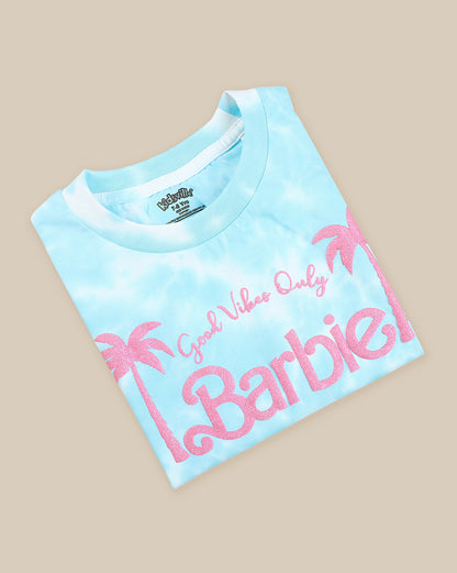 Barbie Printed Relaxed Fit Tshirt For Girls