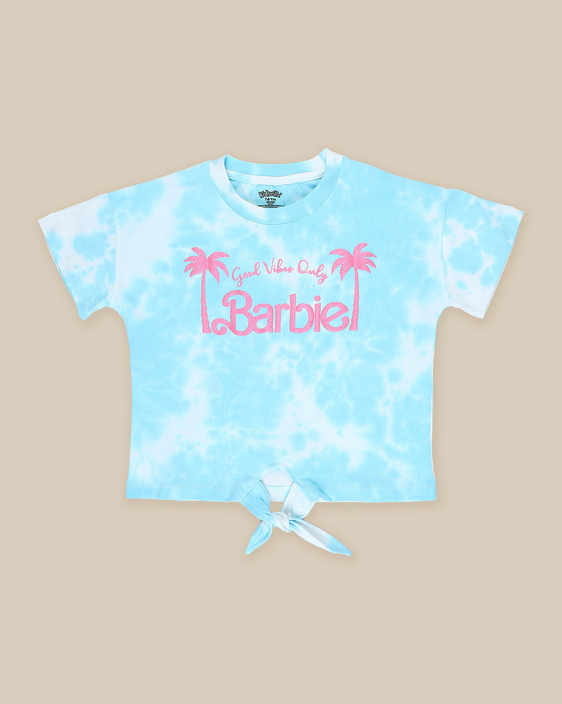 Barbie Printed Relaxed Fit Tshirt For Girls