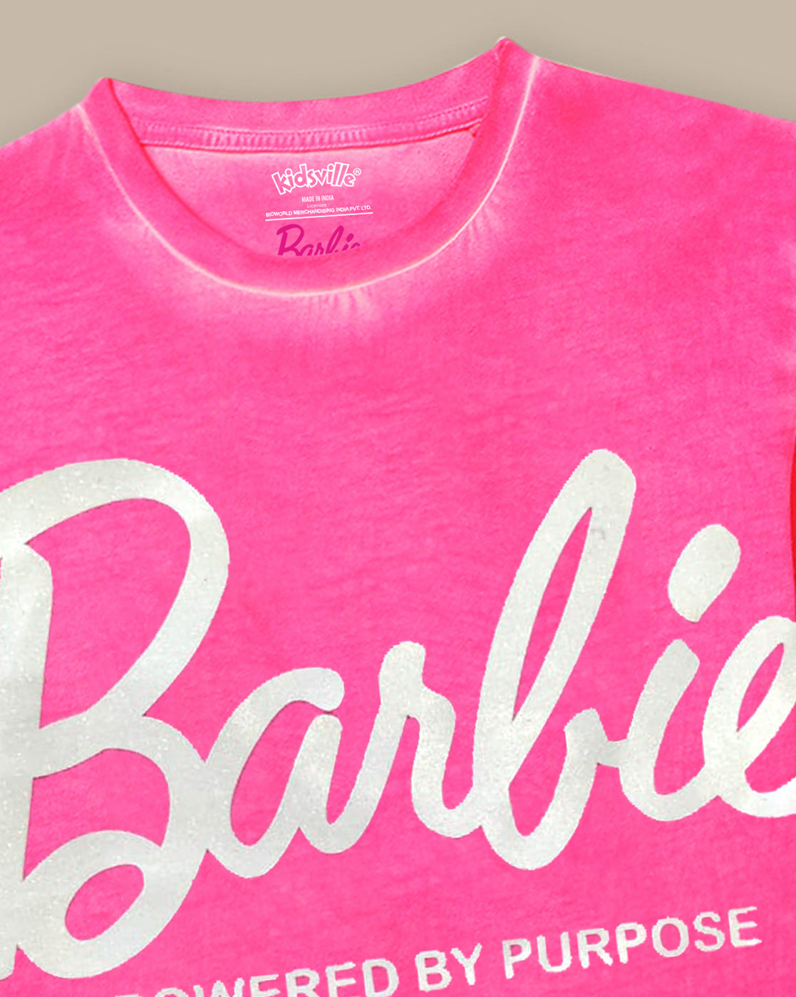 Barbie Printed Oversized fit Tshirt For Girls