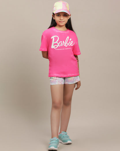 Barbie Printed Oversized fit Tshirt For Girls