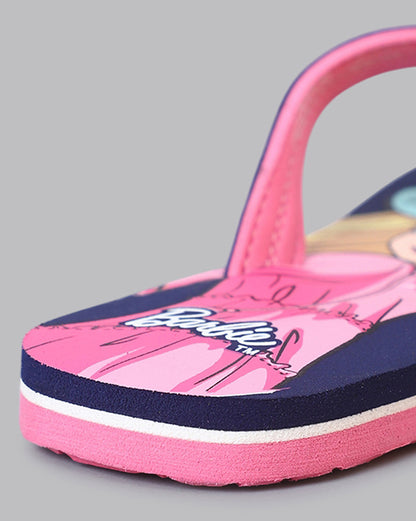 Barbie Printed Flip-Flop For Kids Girls