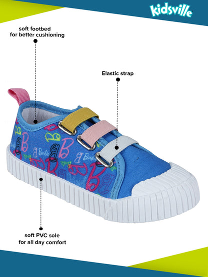 Barbie Canvas Shoes For Kids Girls