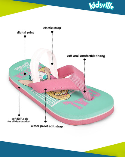 Barbie Flipflops For Kids Girls