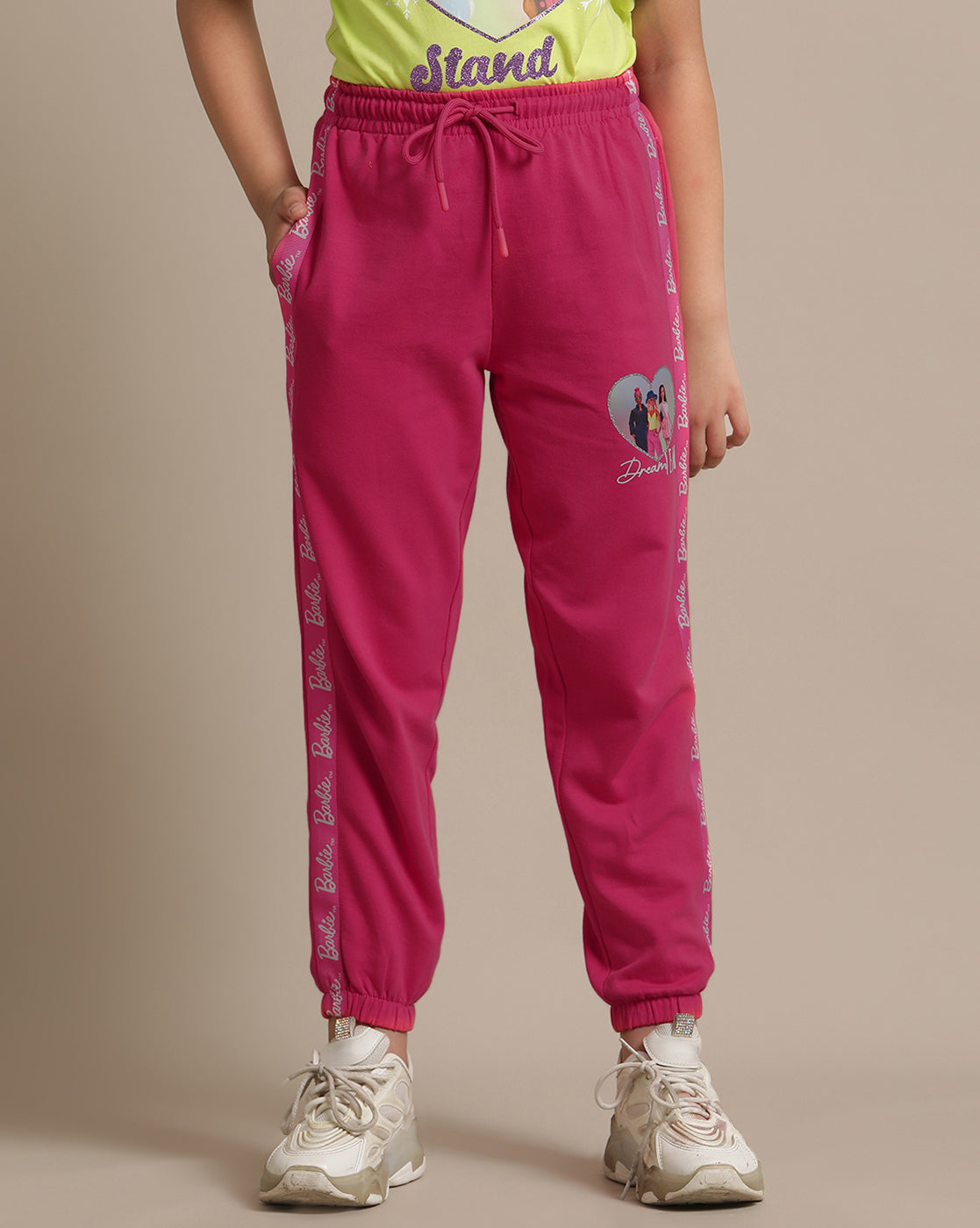 Barbie Regular Fit Jogger For Girls