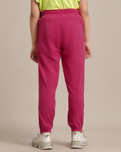 Barbie Regular Fit Jogger For Girls