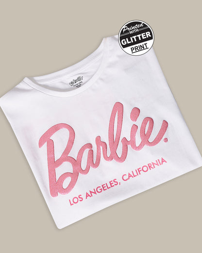 Barbie Regular Fit Tshirt For Girls