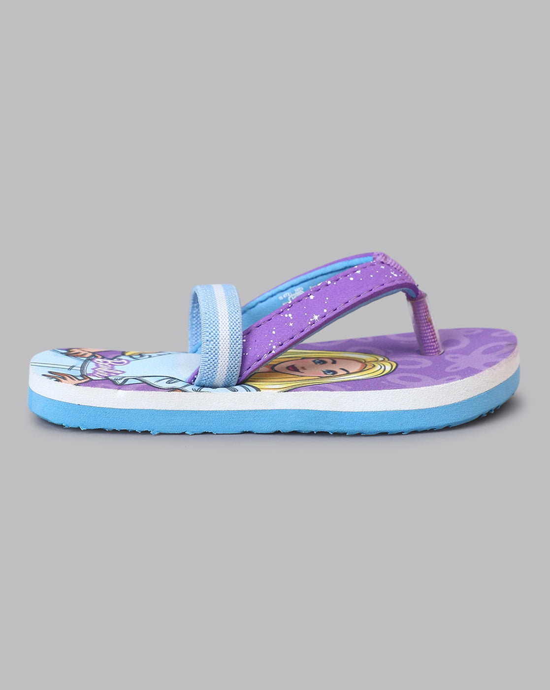 Barbie Printed Flip-Flop For Kids Girls