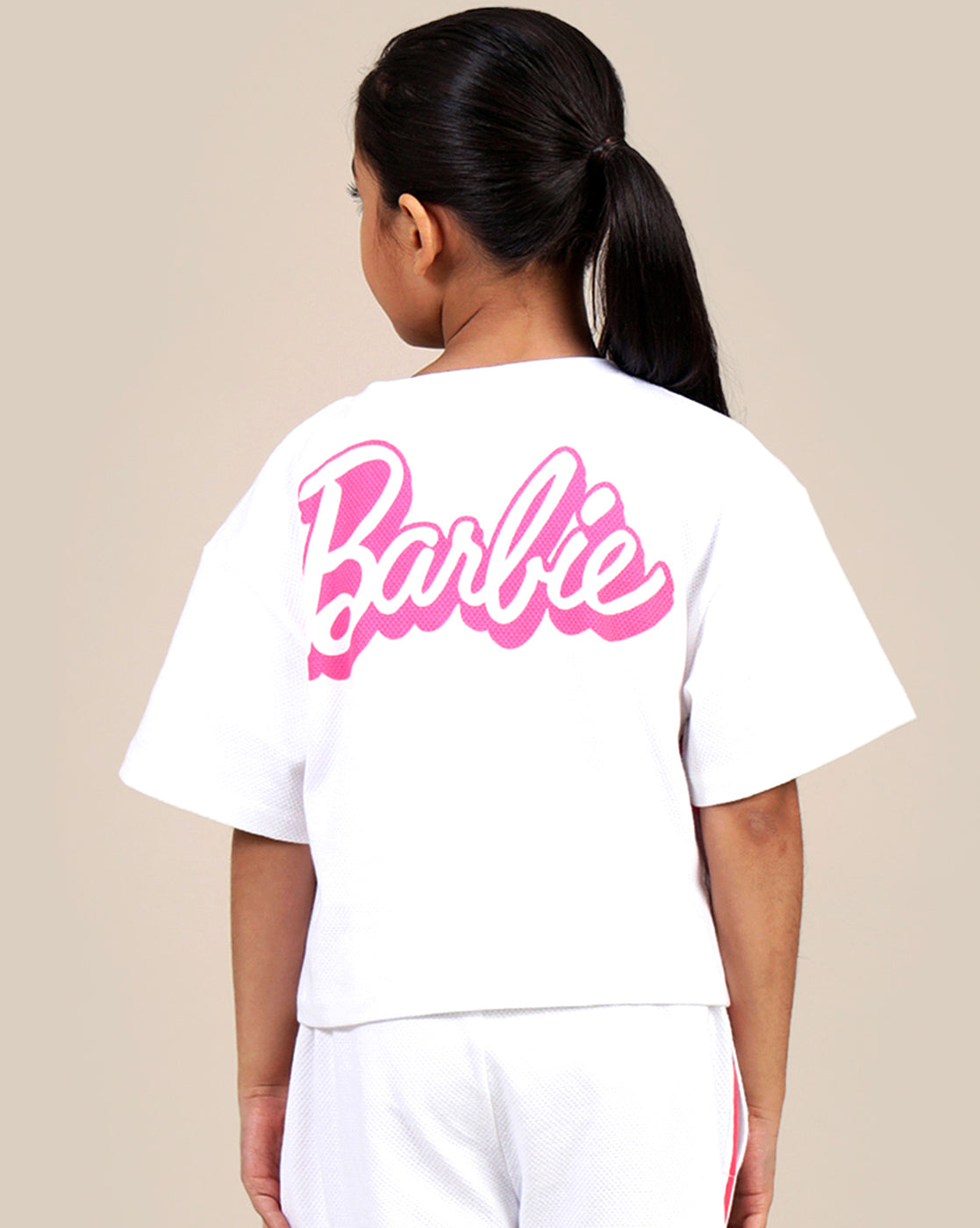 Barbie Printed Boxy Fit Tshirt For Girls