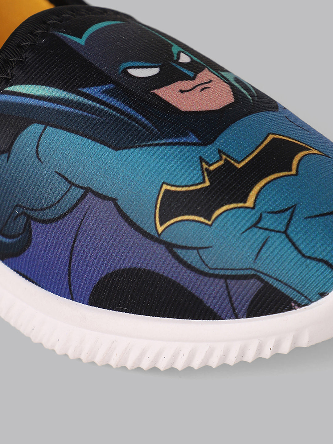 Kids Boys Batman Printed Black Shoes