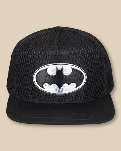 Kids Boys Batman Printed Black Caps