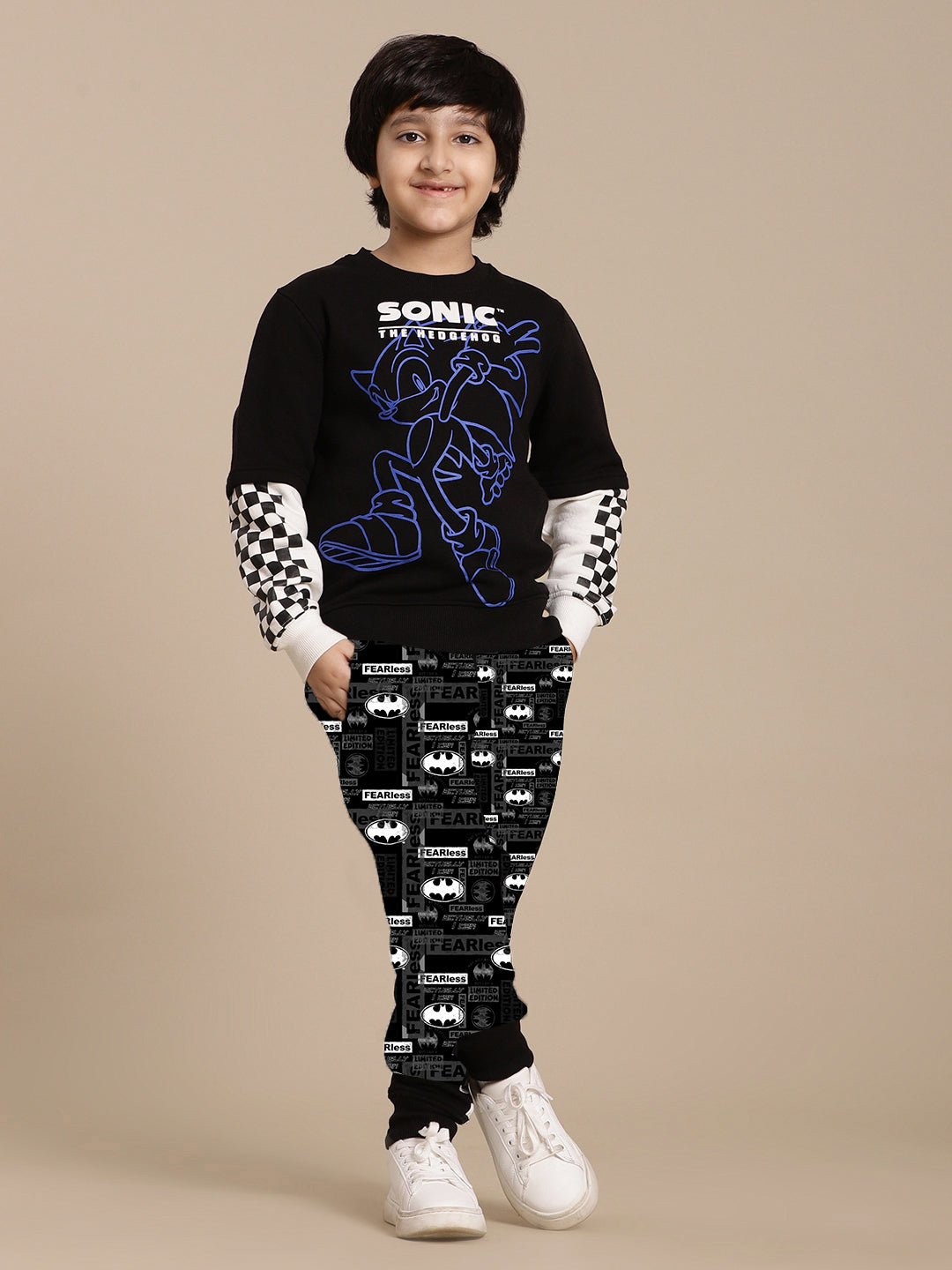 Batman Printed Regular Fit Jogger For Boys