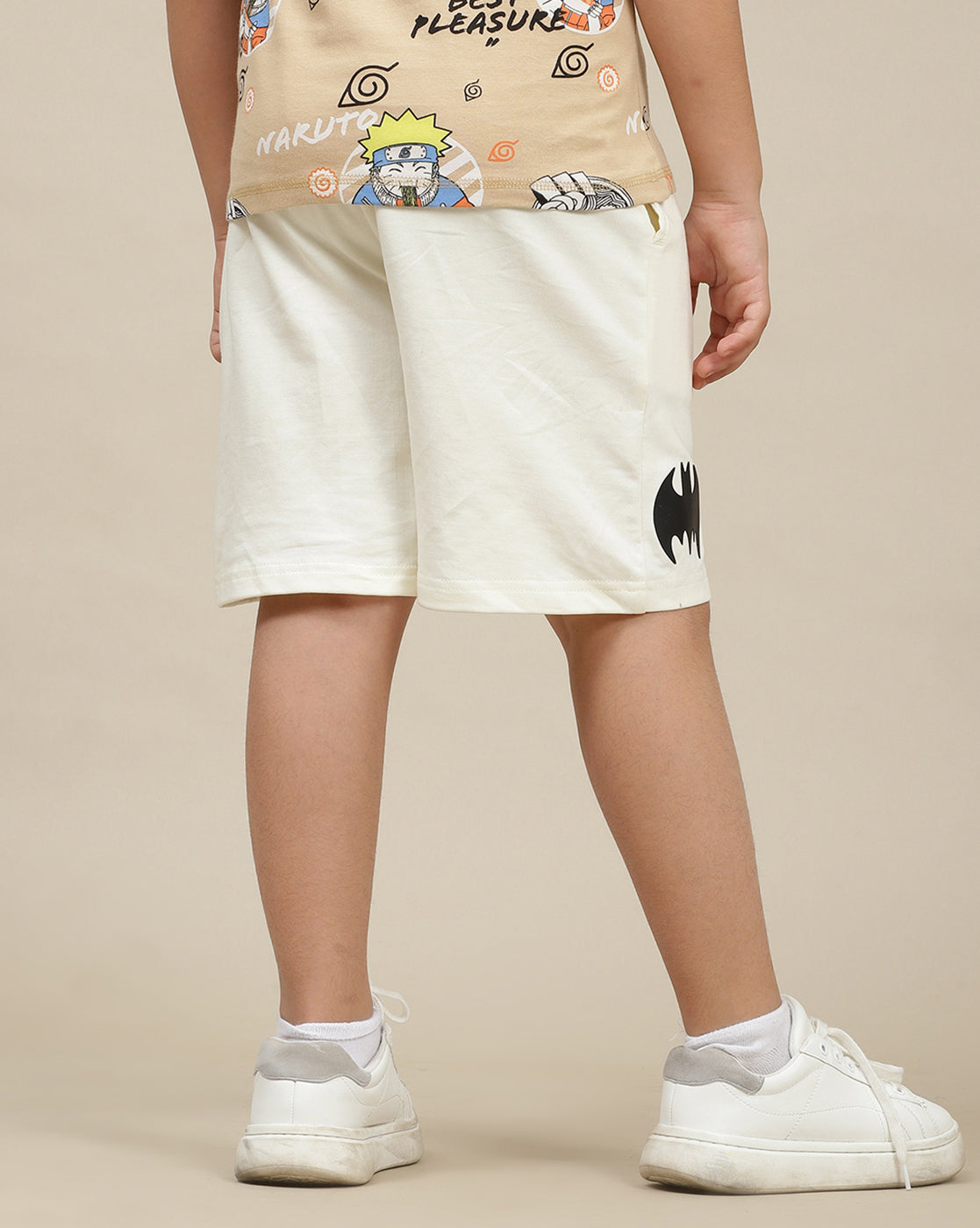 Batman Printed Regular Fit Shorts For Boys