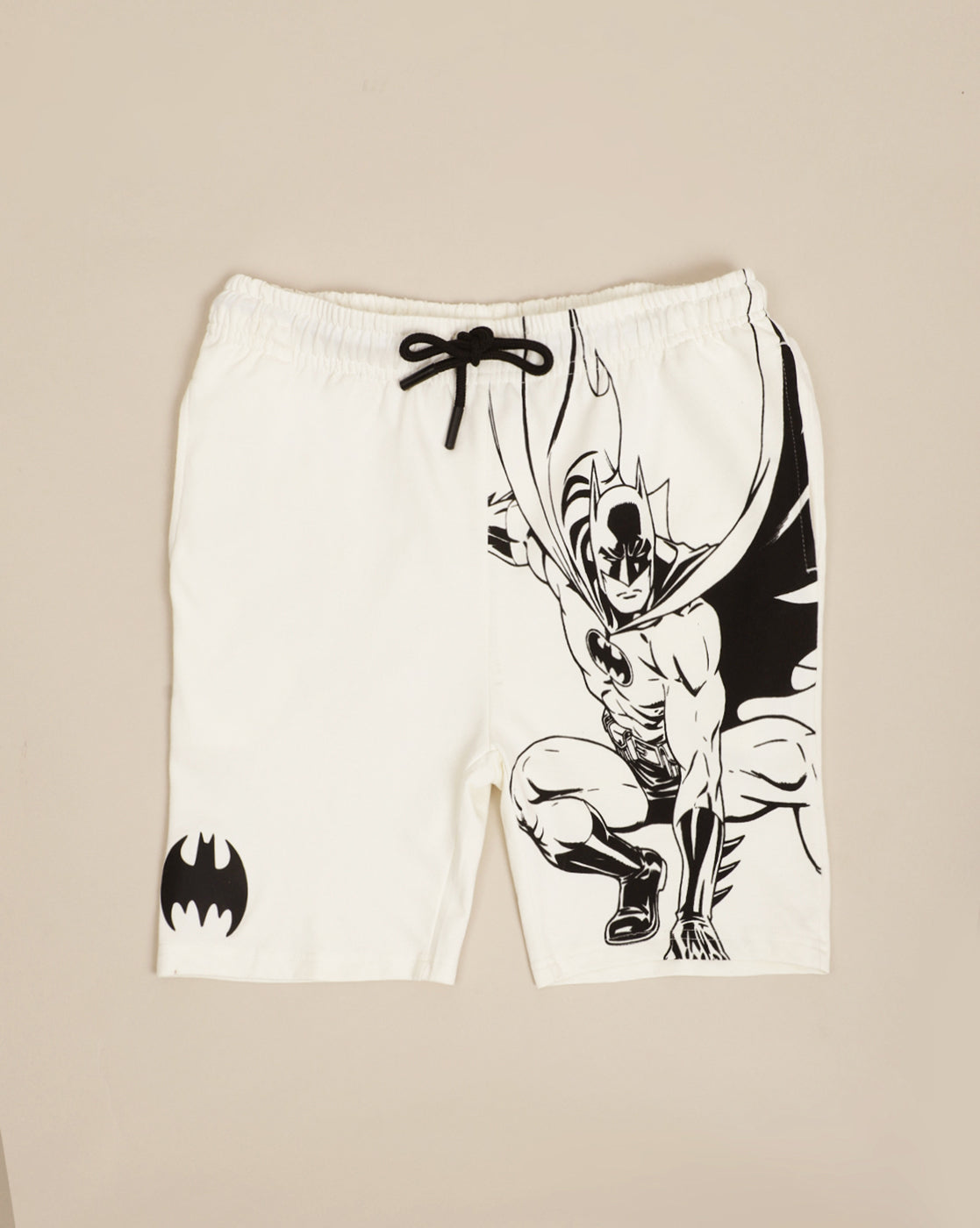 Batman Printed Regular Fit Shorts For Boys