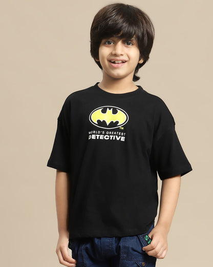 Batman Printed Regular Fit Tshirt For Boys