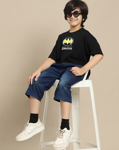 Batman Printed Regular Fit Tshirt For Boys