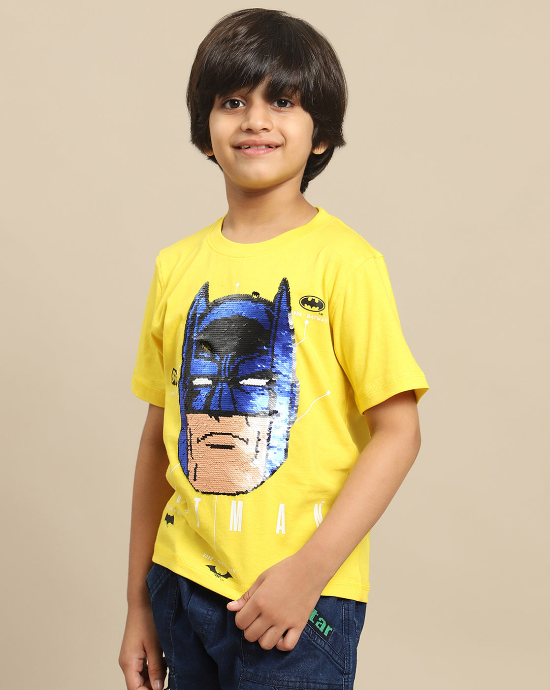 Batman Printed Regular Fit Tshirt For Boys