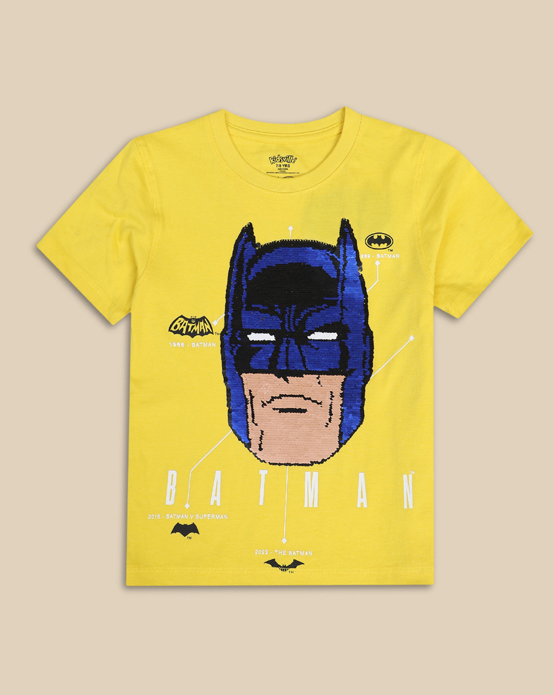 Batman Printed Regular Fit Tshirt For Boys