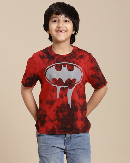 Batman Printed Regular Fit Tshirt For Boys