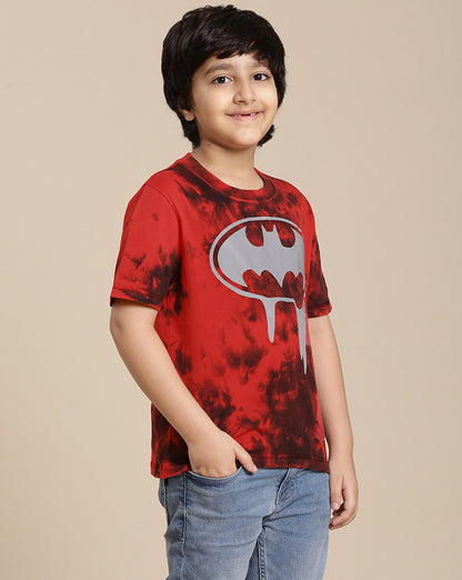 Batman Printed Regular Fit Tshirt For Boys