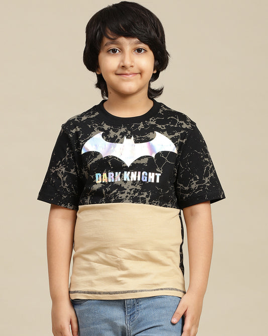 Batman Printed Regular Fit Tshirt For Boys