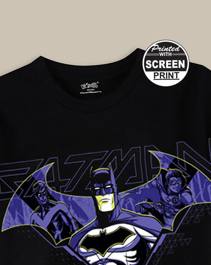 Batman Printed Regular Fit Tshirt For Boys