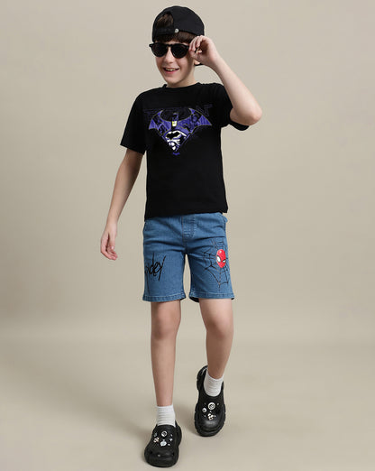 Batman Printed Regular Fit Tshirt For Boys