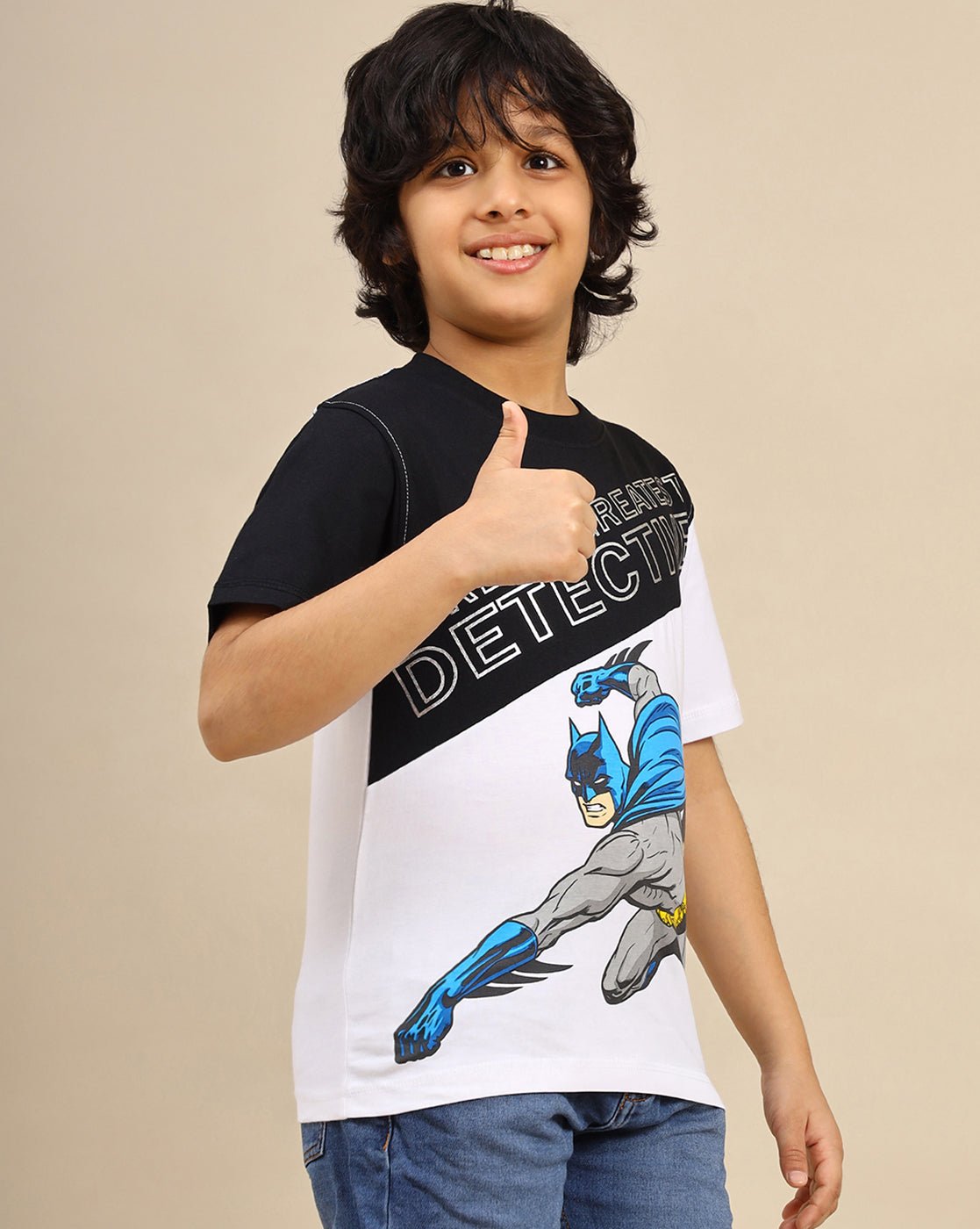 Batman Printed Regular Fit Tshirt For Boys