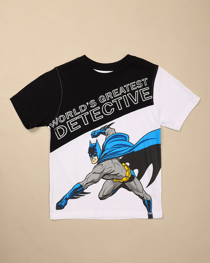 Batman Printed Regular Fit Tshirt For Boys