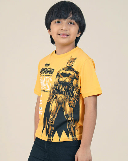 Batman Printed Regular Fit Tshirt For Boys