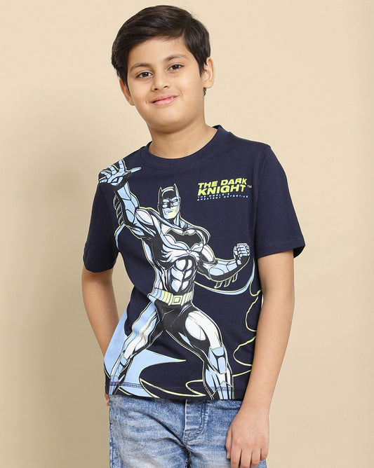 Batman Printed Regular Fit Tshirt For Boys