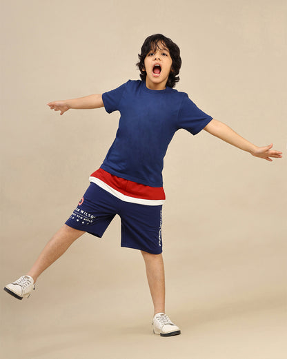 Captain America: Brave New World Printed Regular Fit Shorts For Boys