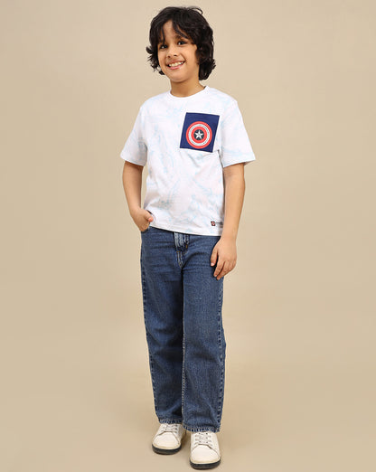 Captain America: Brave New World Printed Regular Fit Tshirt For Boys