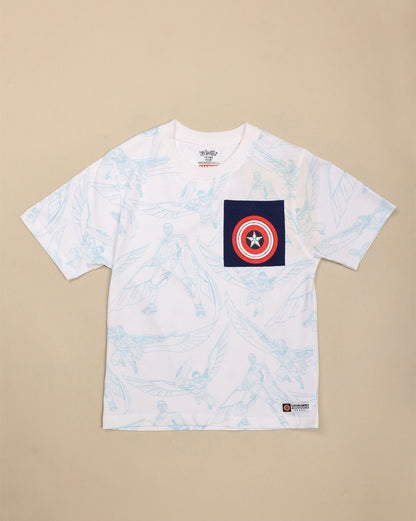 Captain America: Brave New World Printed Regular Fit Tshirt For Boys