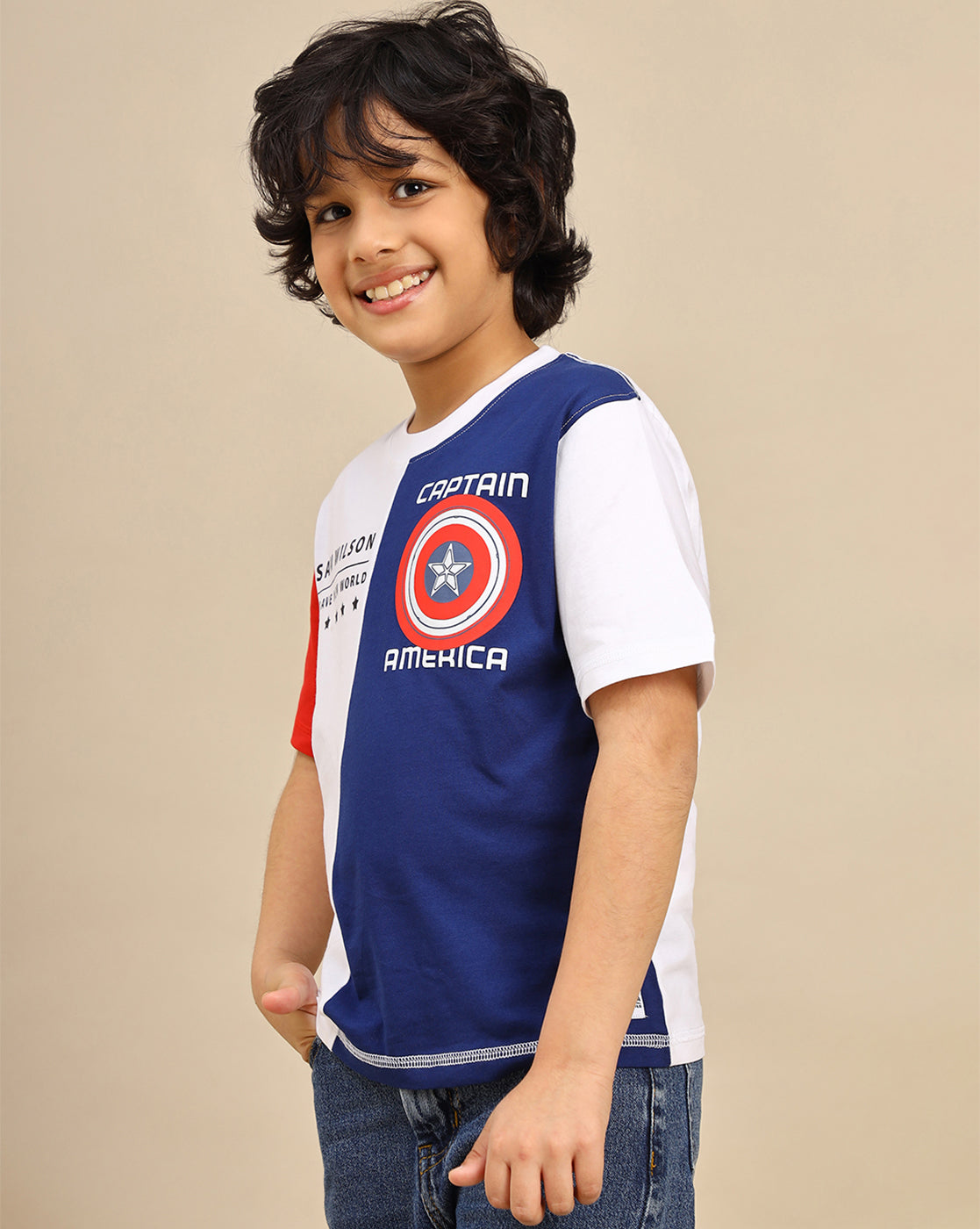 Captain America: Brave New World Printed Regular Fit Tshirt For Boys