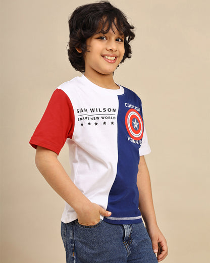 Captain America: Brave New World Printed Regular Fit Tshirt For Boys