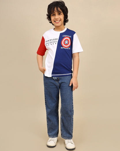 Captain America: Brave New World Printed Regular Fit Tshirt For Boys