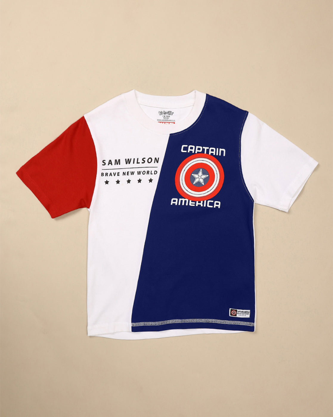 Captain America: Brave New World Printed Regular Fit Tshirt For Boys