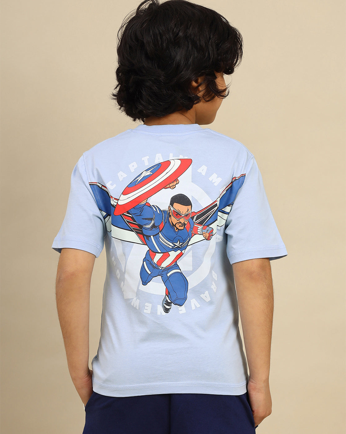 Captain America: Brave New World Printed Regular Fit Tshirt For Boys