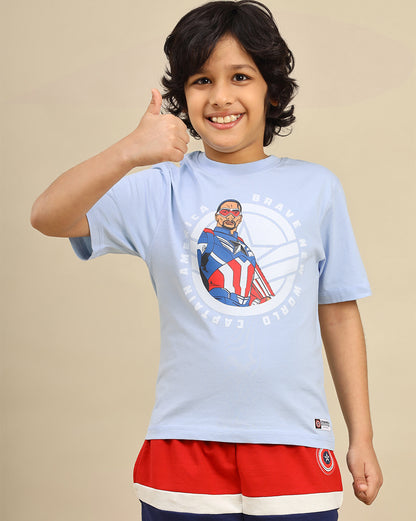 Captain America: Brave New World Printed Regular Fit Tshirt For Boys