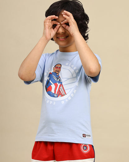 Captain America: Brave New World Printed Regular Fit Tshirt For Boys