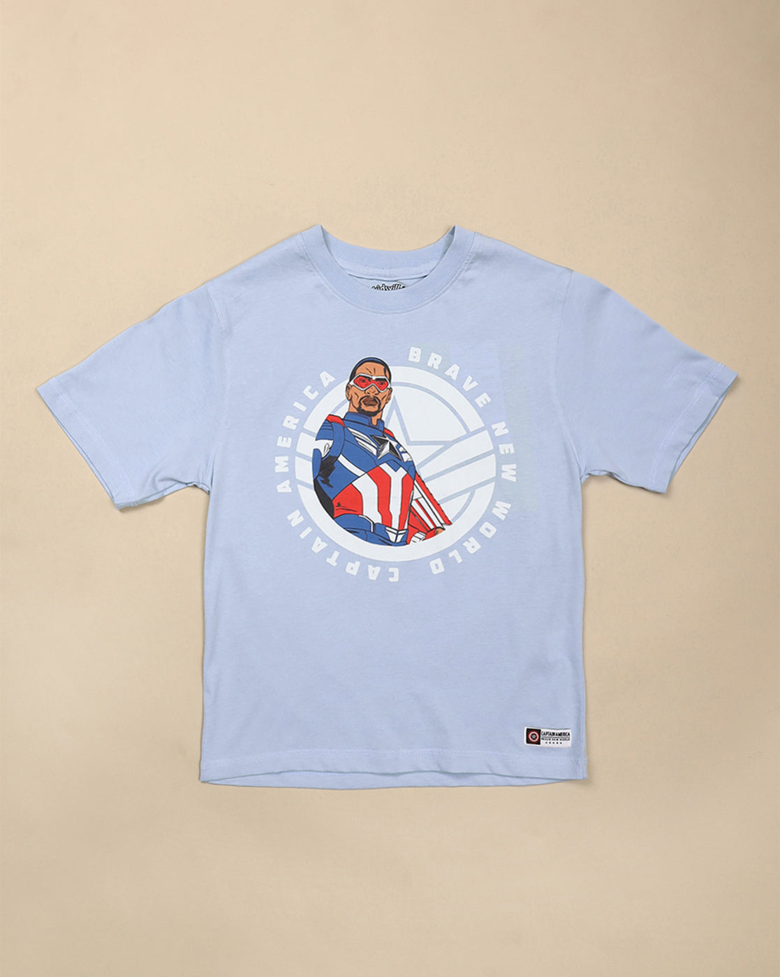 Captain America: Brave New World Printed Regular Fit Tshirt For Boys