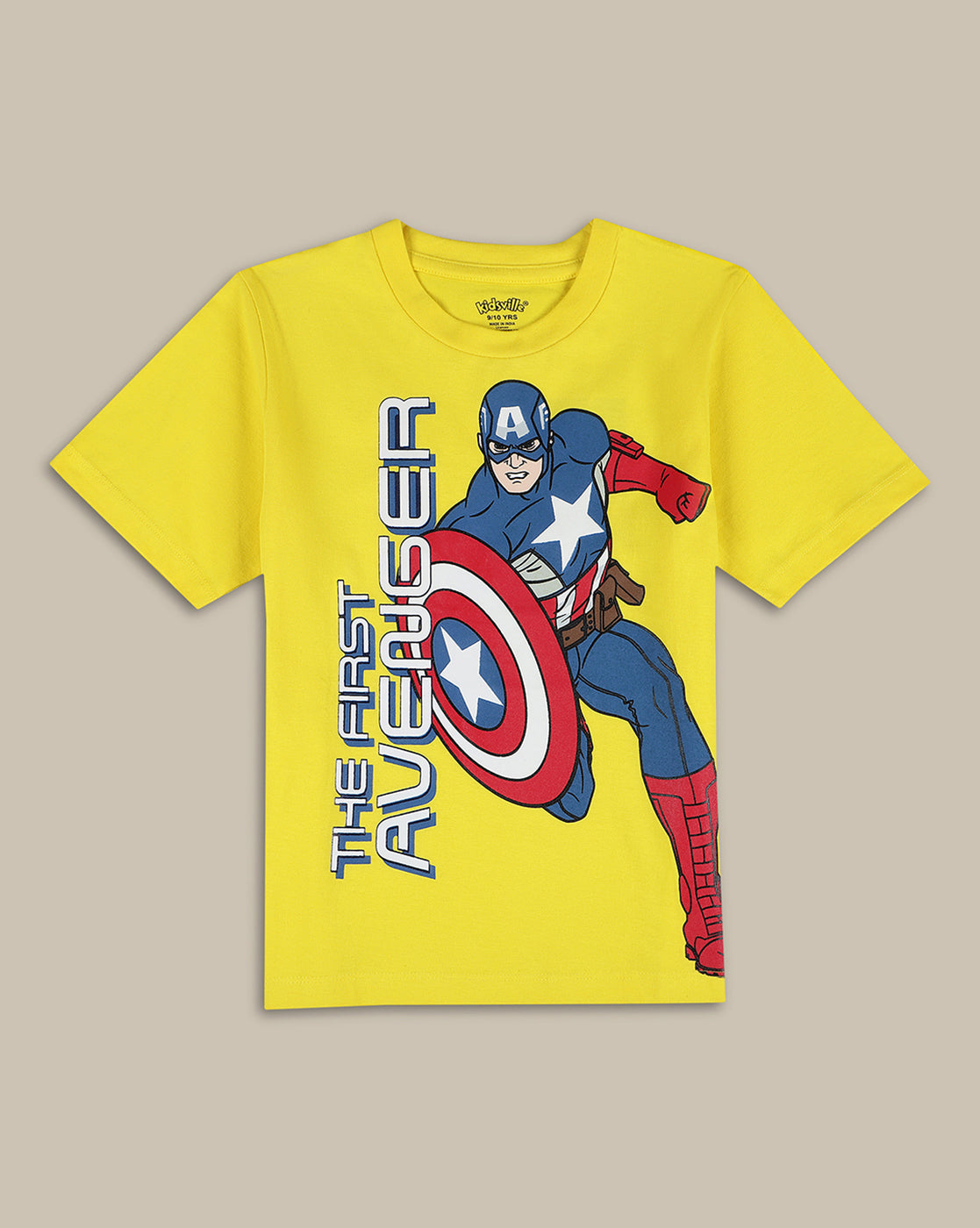 Captain America Regular Fit Tshirt For Boys