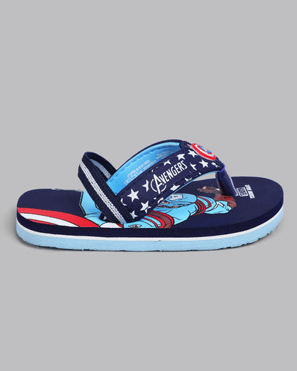 Captain America Printed Flip-Flop For Kids Boys